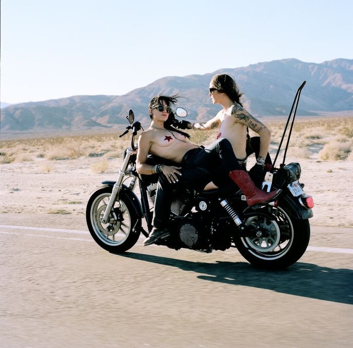 Catch Girls on a motorcycle online — enter chat