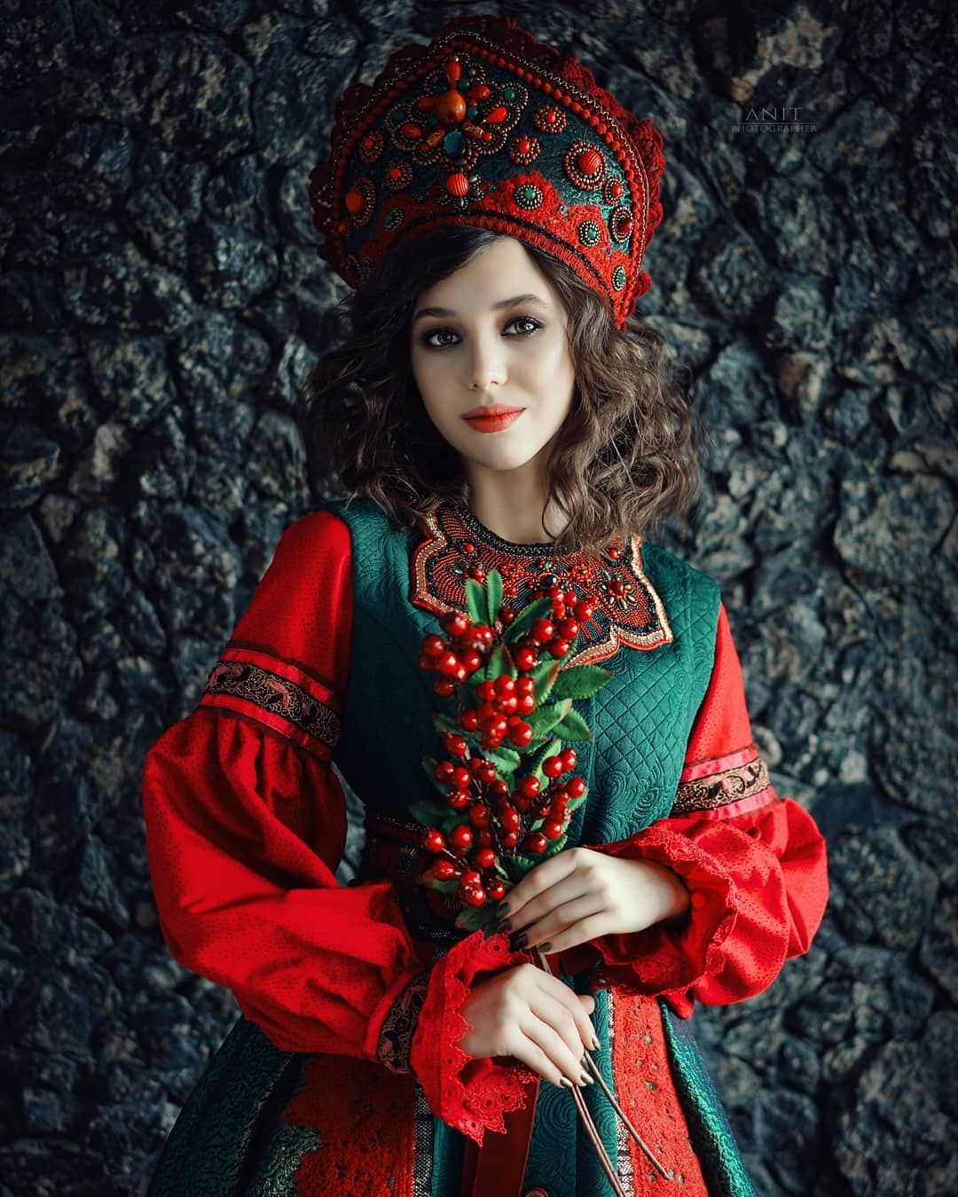 Nude girl Women in Slavic costumes in Pasto